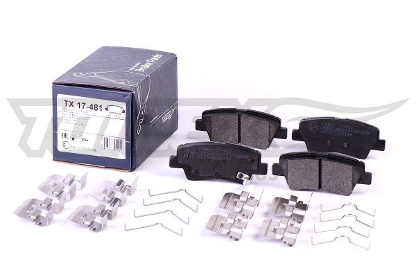 TOMEX TOM17481 fékbetét készlet, tárcsafék